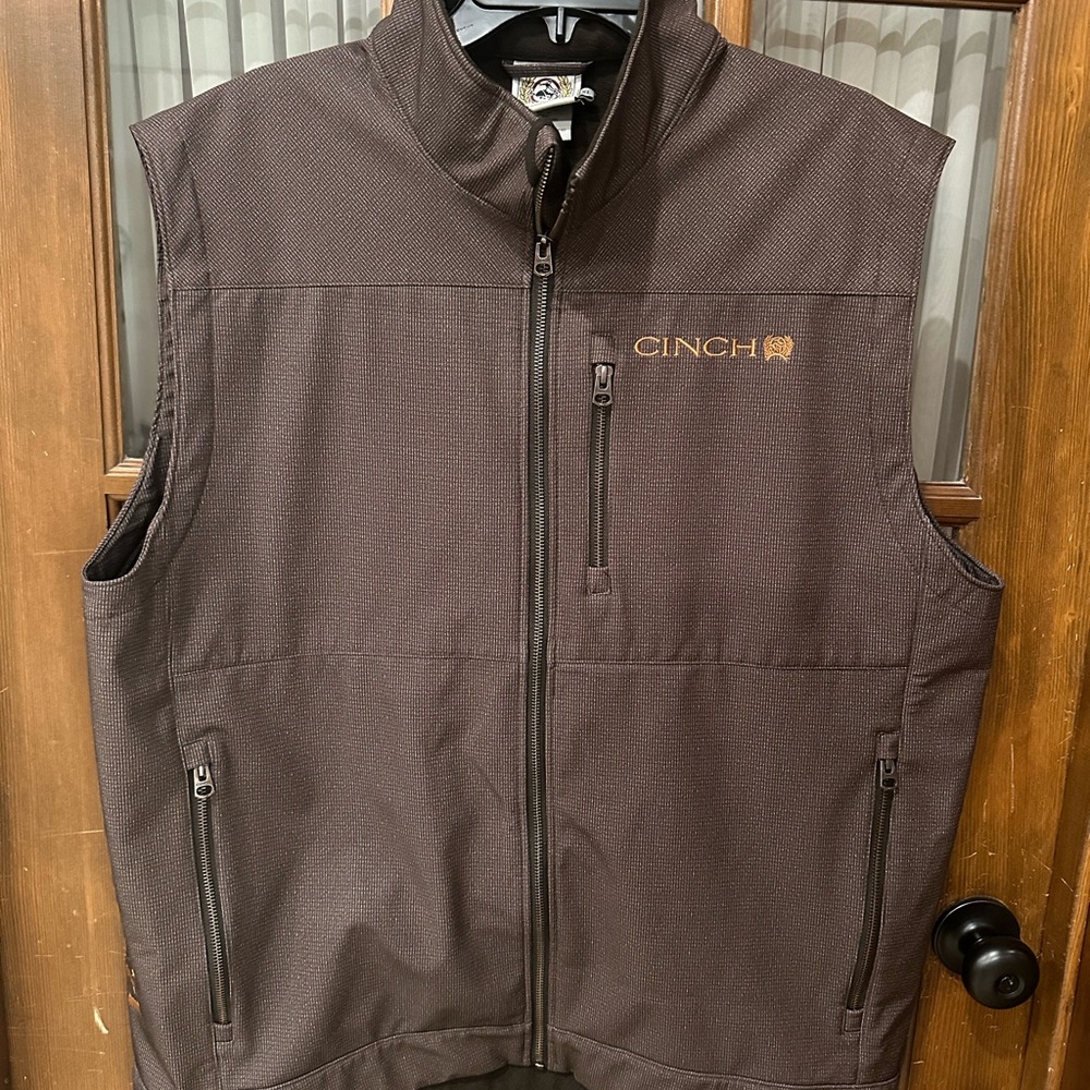 Cinch Gray and Gold Vest